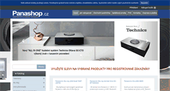 Desktop Screenshot of panashop.cz